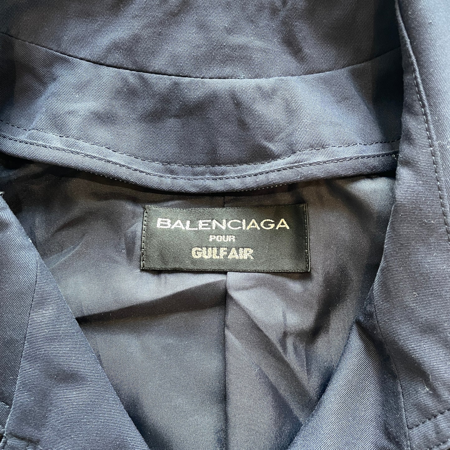 Vintage 1990’s Balenciaga Pour Gulf Air Trench Coat