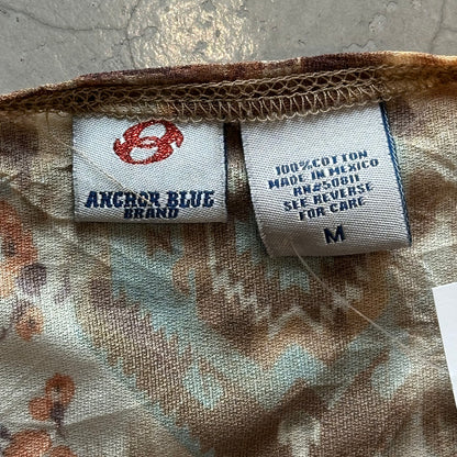 Y2K Anchor Blue Top