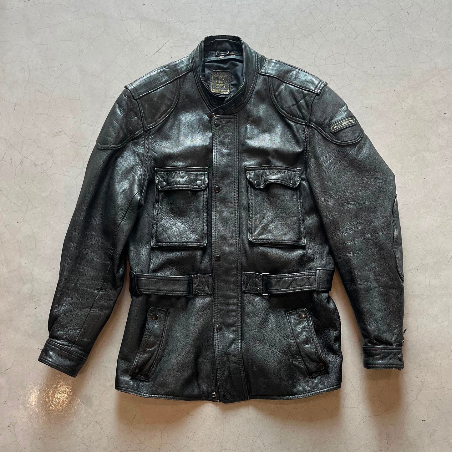 Vintage Hein Gericke German Leather Moto Jacket