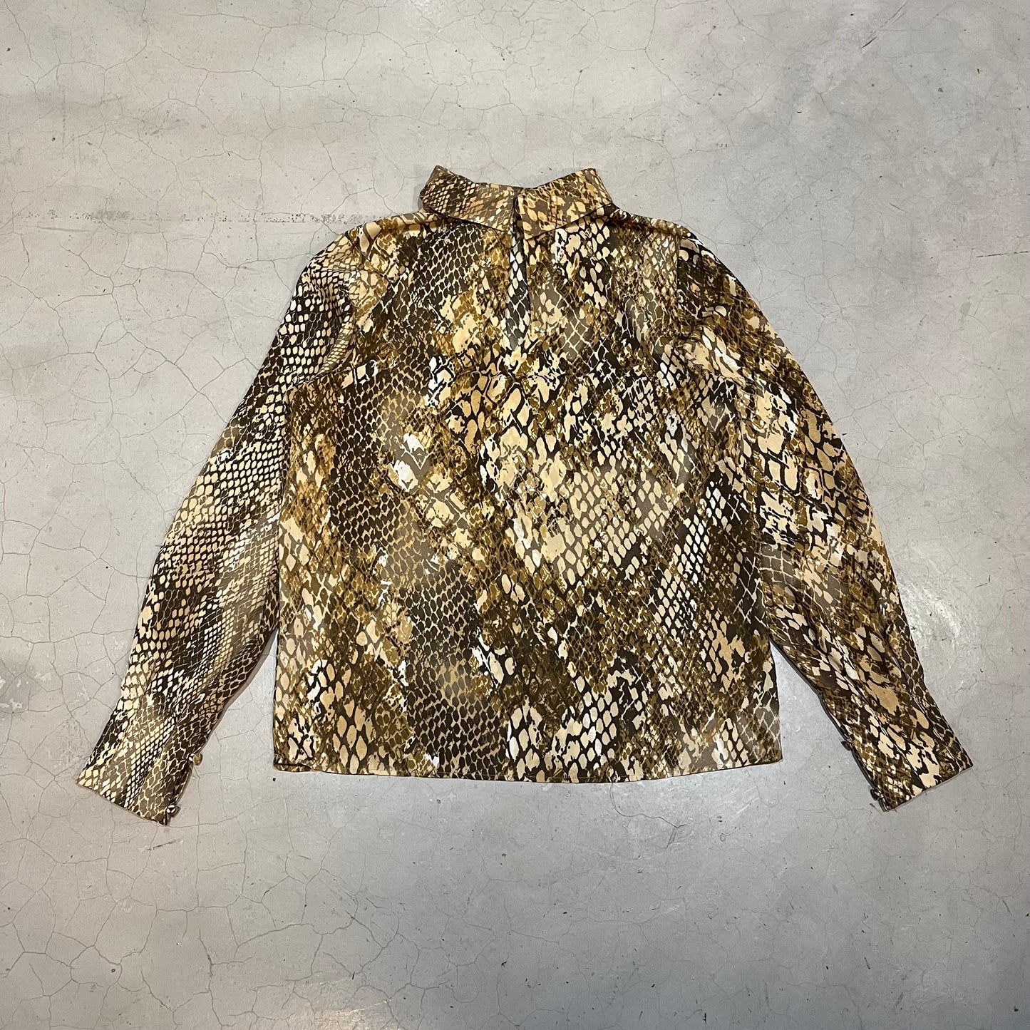 Y2K Python Patterned Top