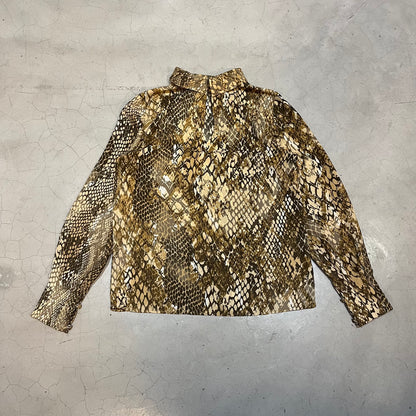Y2K Python Patterned Top
