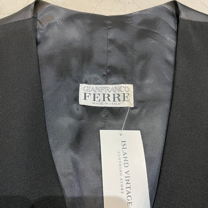 Vtg Gianfranco Ferre Embroidered Vest