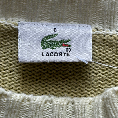Lacoste Sweater Apple Green Stripe