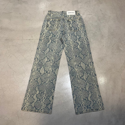 Snake Pattern Jeans