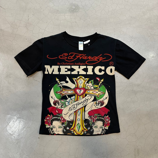 Y2K Ed Hardy by Christian Audigier Mexico Tee