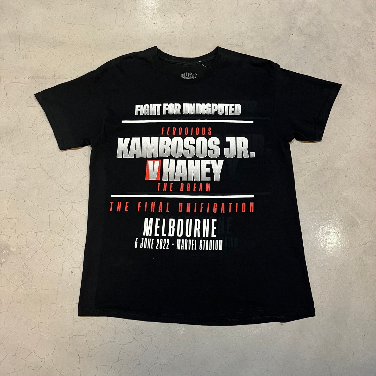 Goat Crew Fight For Undisputed T-shirt