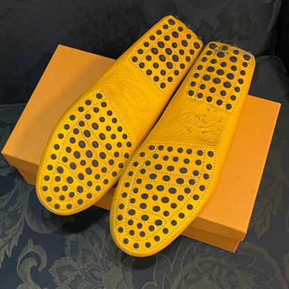 TOD’s Gommino Penny Slot Loafers (Yellow)