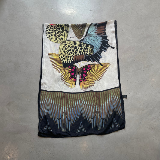 Vintage 2000’s Roberto Cavalli Butterfly Silk Scarf