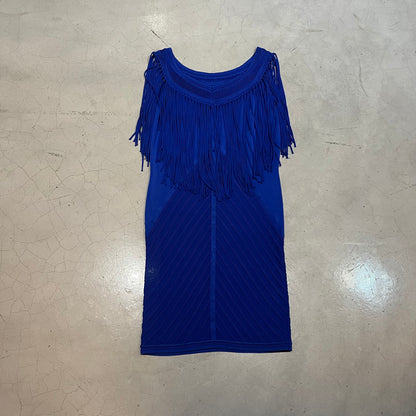 Roberto Cavalli Fringe Mini Dress