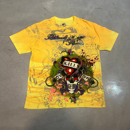 Y2K Black Rose T-shirt