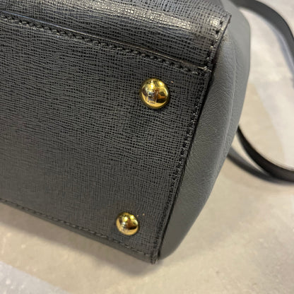 FENDI Grey Leather Mini 2Jours Tote Bag