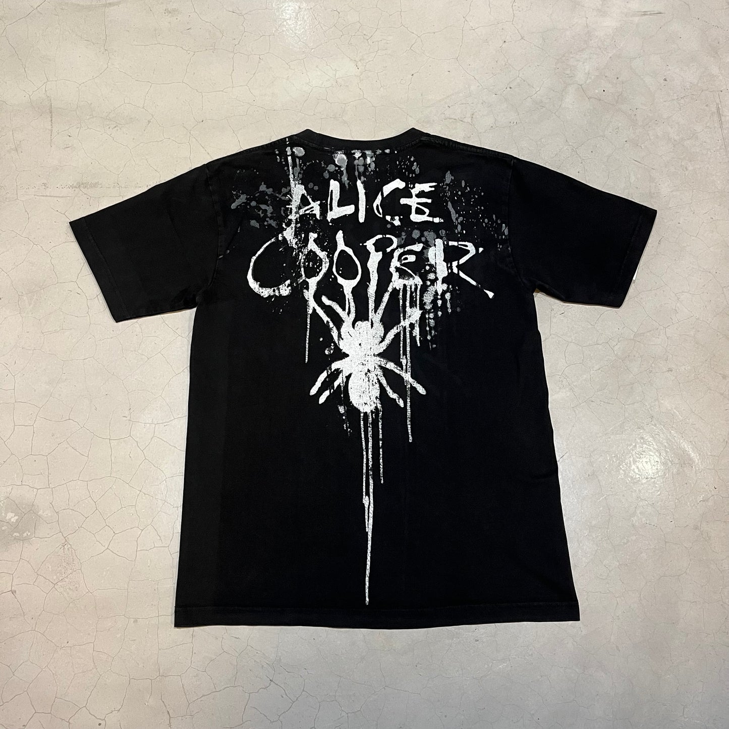 Vtg Alice Cooper All Over Print Tee