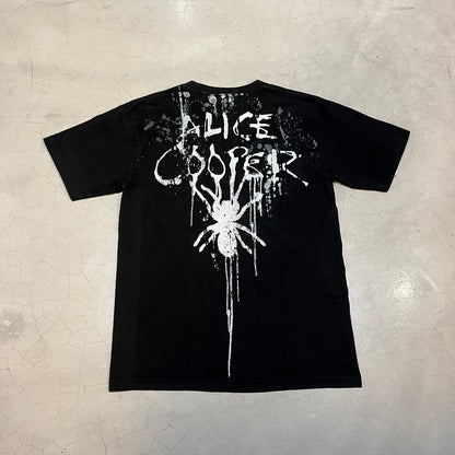 Vtg Alice Cooper All Over Print Tee