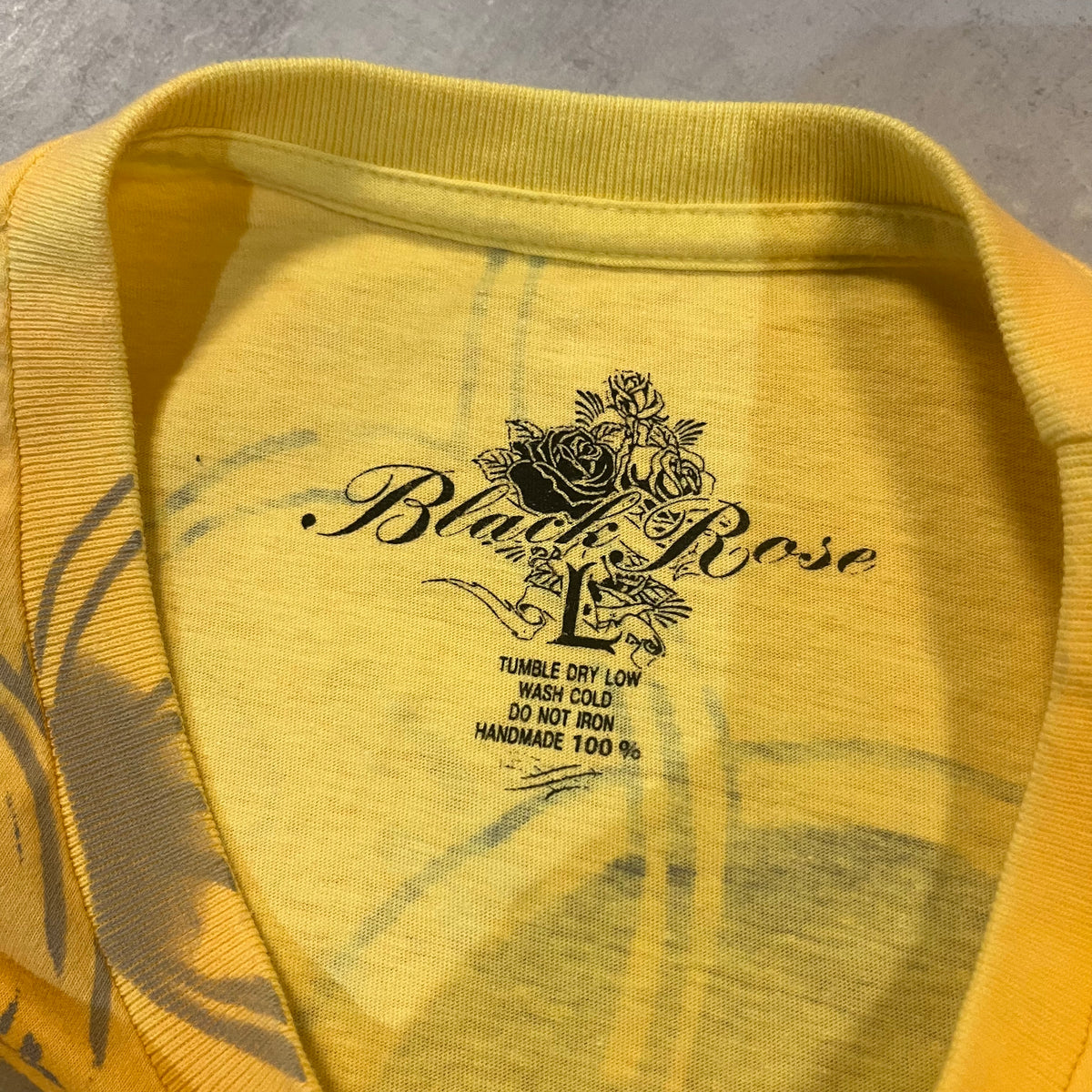 Y2K Black Rose T-shirt