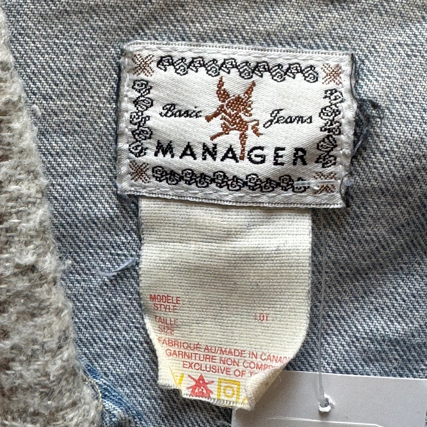Vintage Manager Denim Jacket