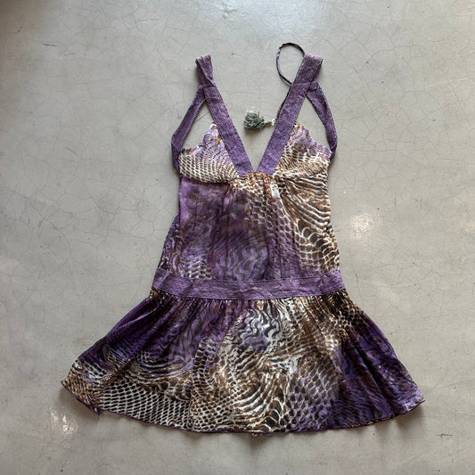 Y2K Purple Dress top