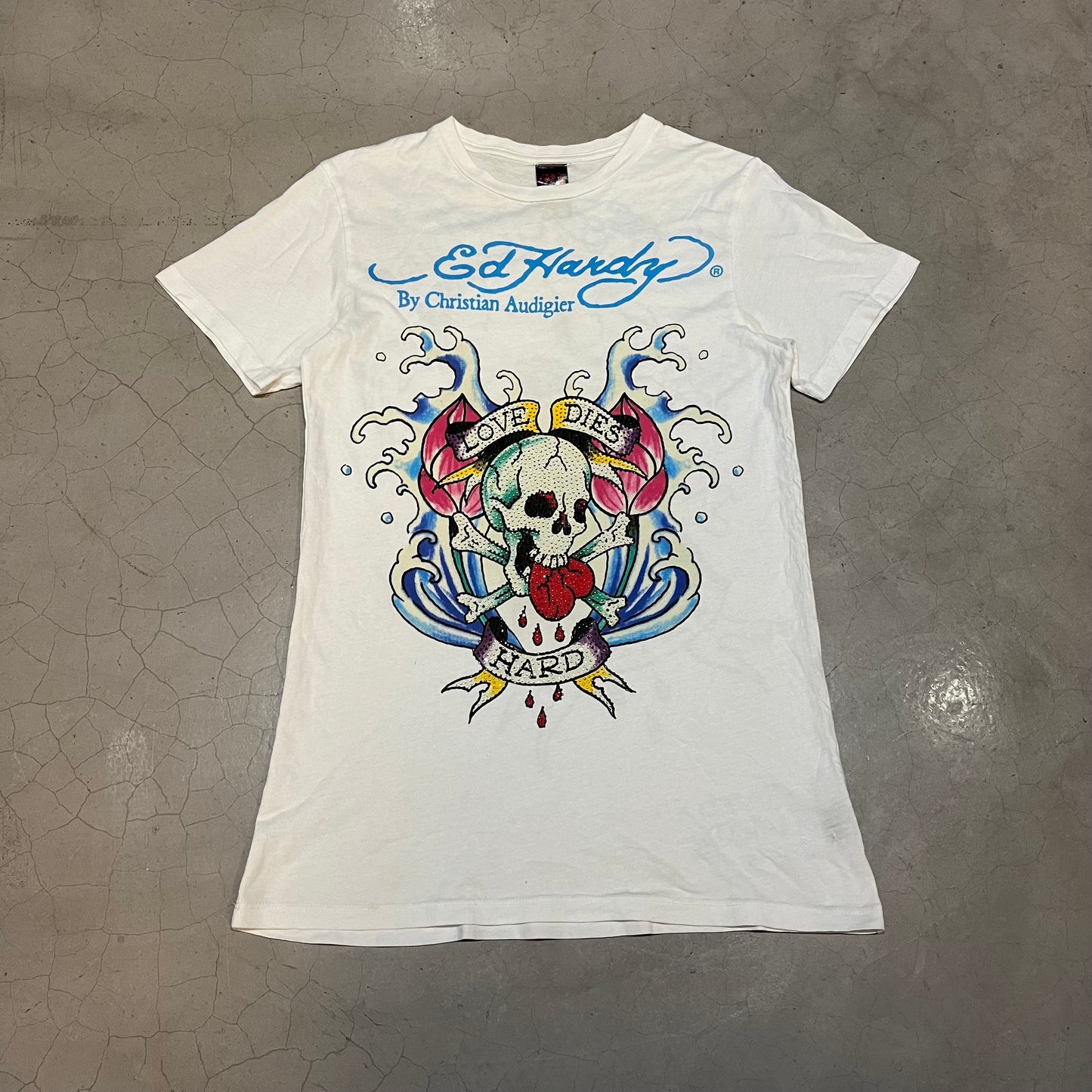 Vintage Ed Hardy Love Dies Hard Tee