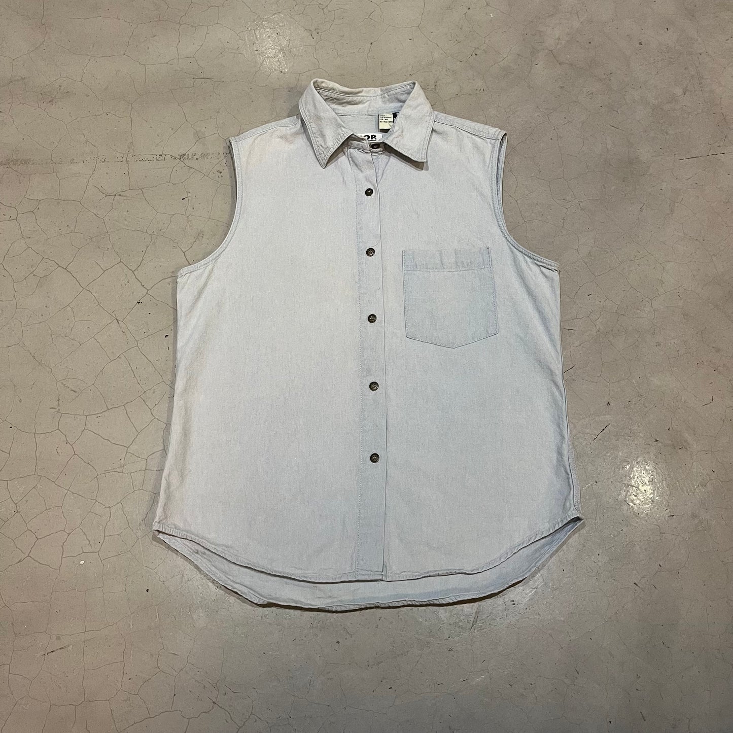 Vintage Betty Boop Denim Sleeveless Top