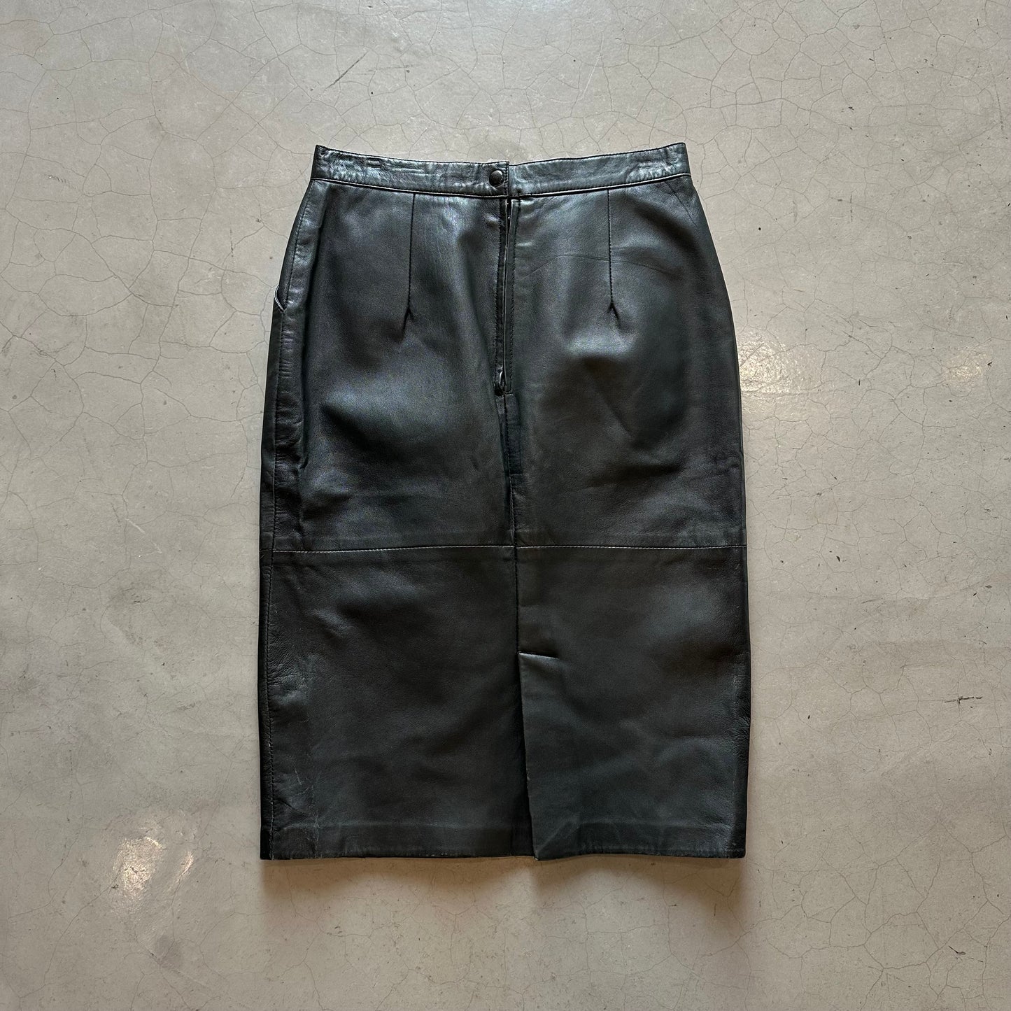 Vintage Leather Dynamics Skirt