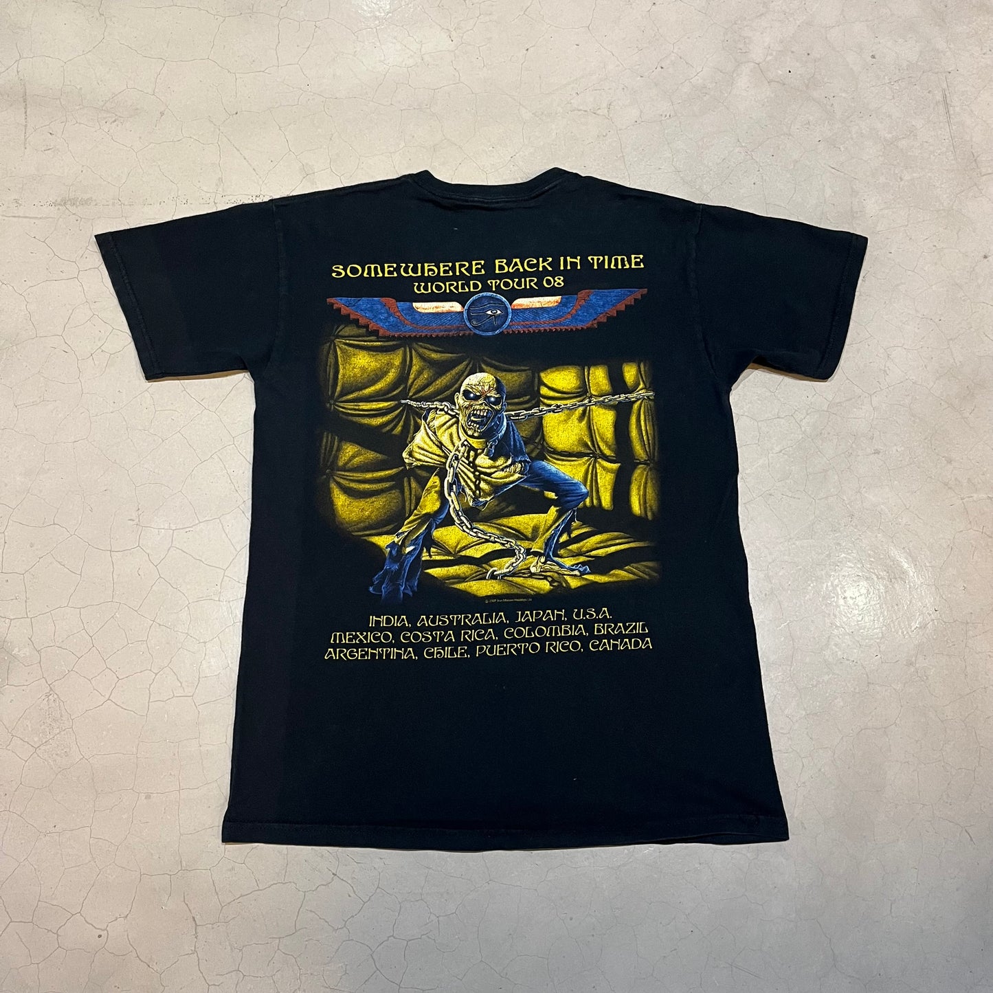 2008 Iron Maiden World Tour Tee