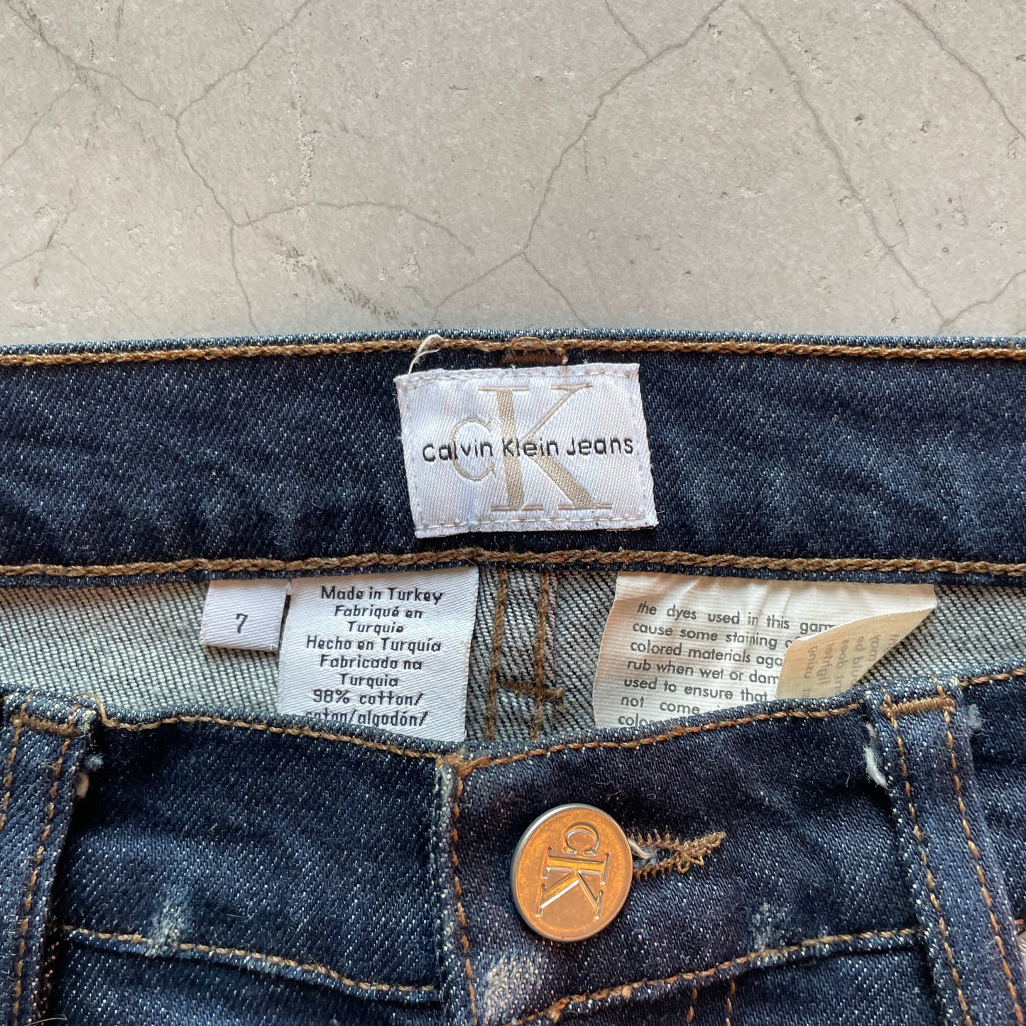 Vintage Calvin Klein Denim Skirt