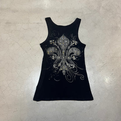 Y2K Fleur De Lis Tank Top