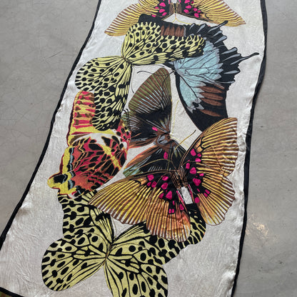 Vintage 2000’s Roberto Cavalli Butterfly Silk Scarf