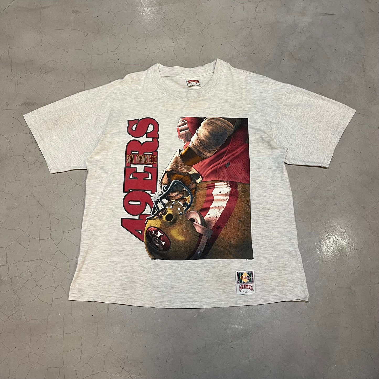 Vintage 1995 Nutmeg 49ers T-shirt