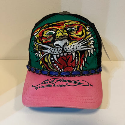 Y2K Ed Hardy Tiger Hat