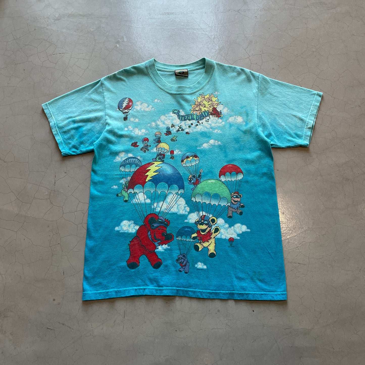 Vtg Liquid Blue Grateful Dead Tie-Dye Tee