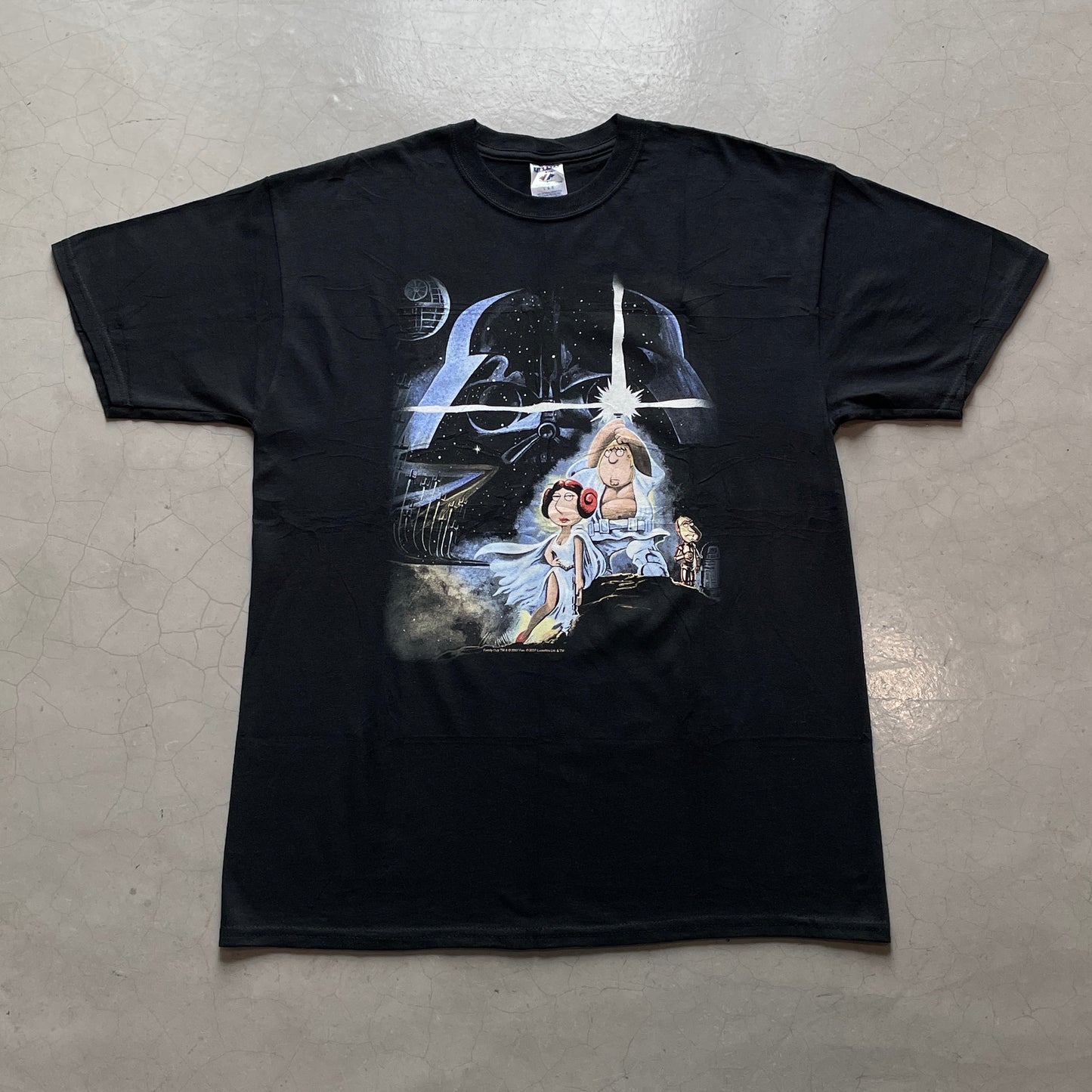 2007 Family Guys Star Wars Parody Tee
