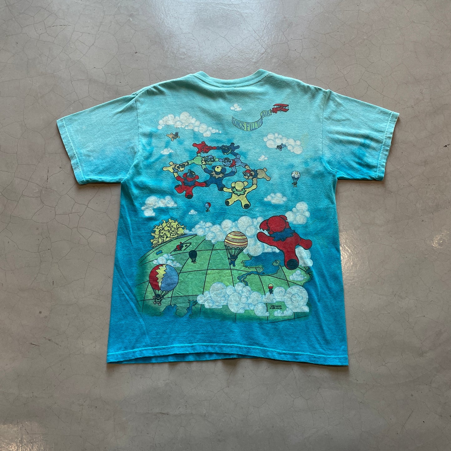 Vtg Liquid Blue Grateful Dead Tie-Dye Tee