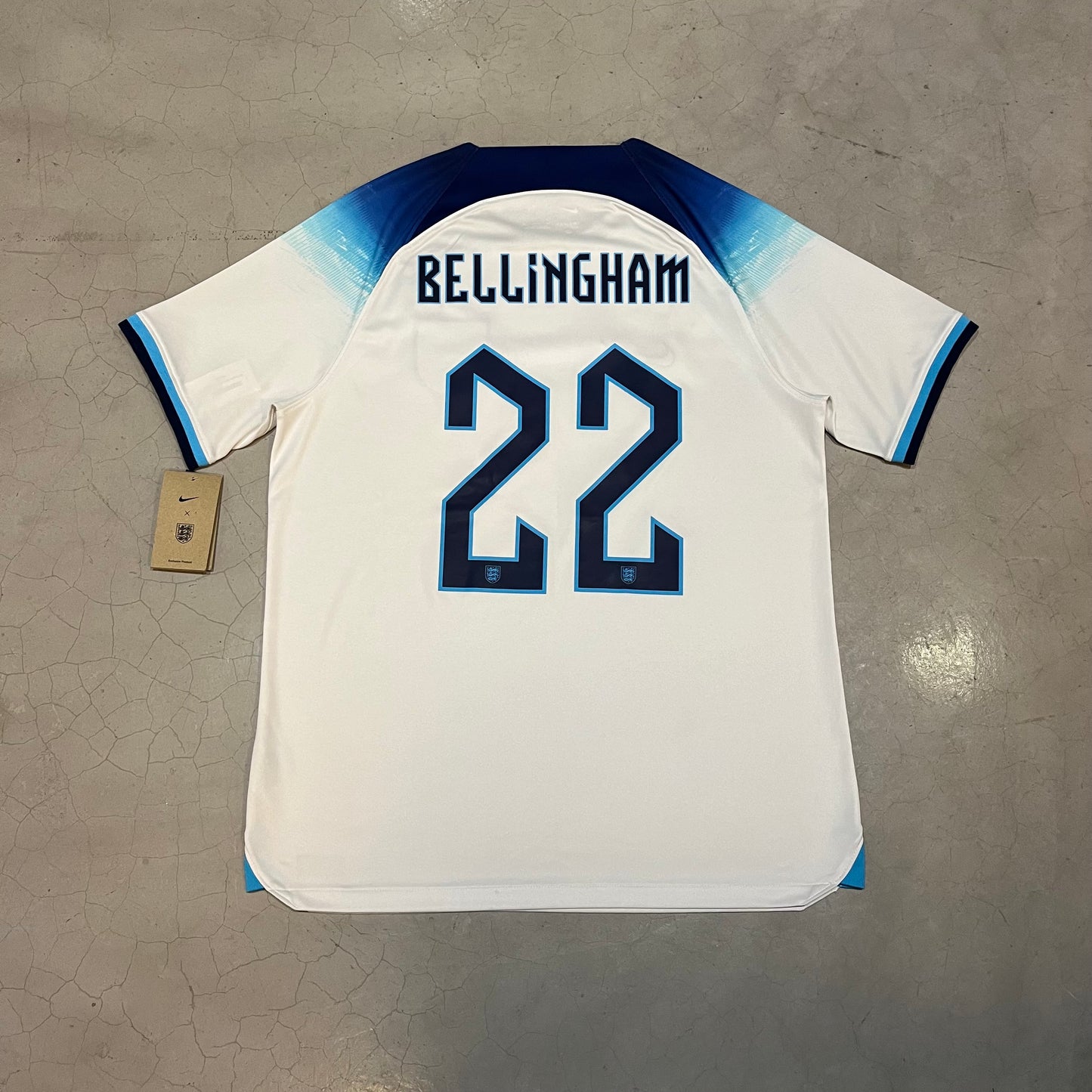Deadstock England 2022 Home (Bellingham) Jersey