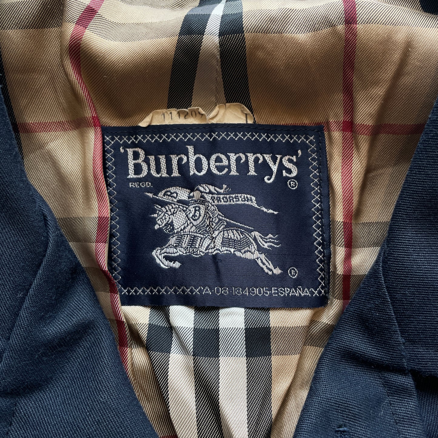 Vintage 1980’s Burberry Nova-check Trench Coat