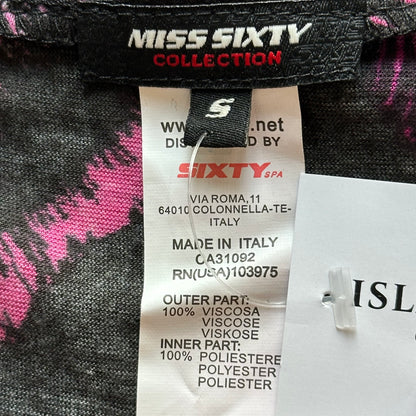 Y2K Miss Sixty Floral Blouse Purple