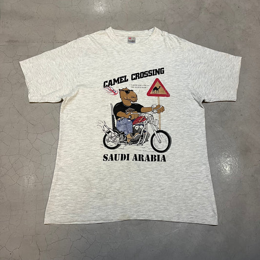 Vtg Harley Davidson Saudi Camel Tee