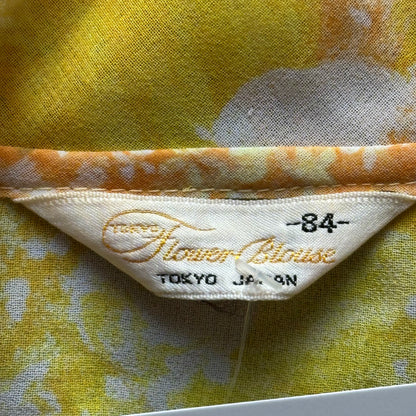 Vintage Japanese Flower Blouse