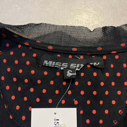 Y2K Miss Sixty Polka Dot Top