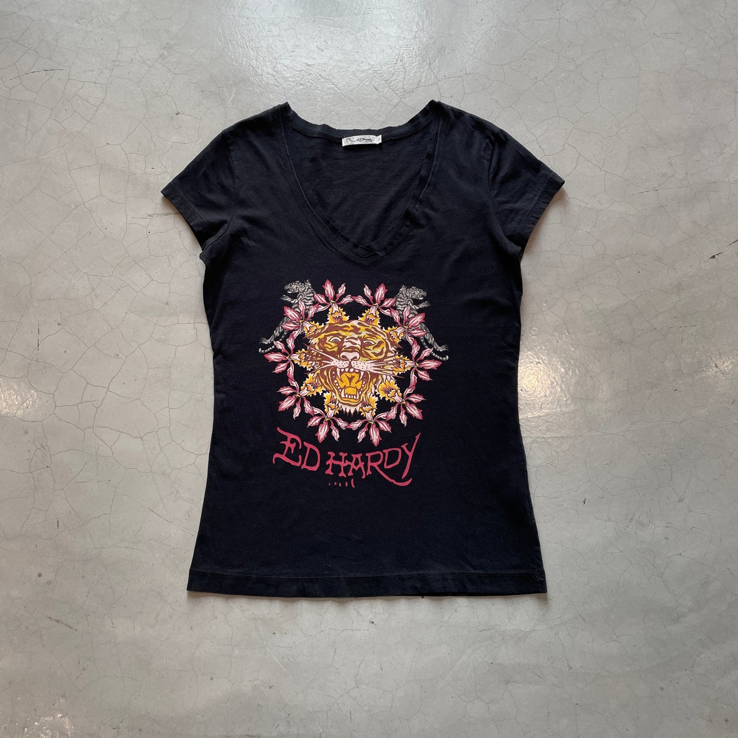 Y2K Ed Hardy by Christian Tiger Women’s Top