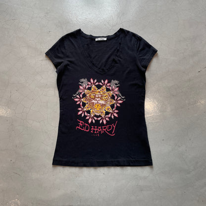 Y2K Ed Hardy by Christian Tiger Women’s Top