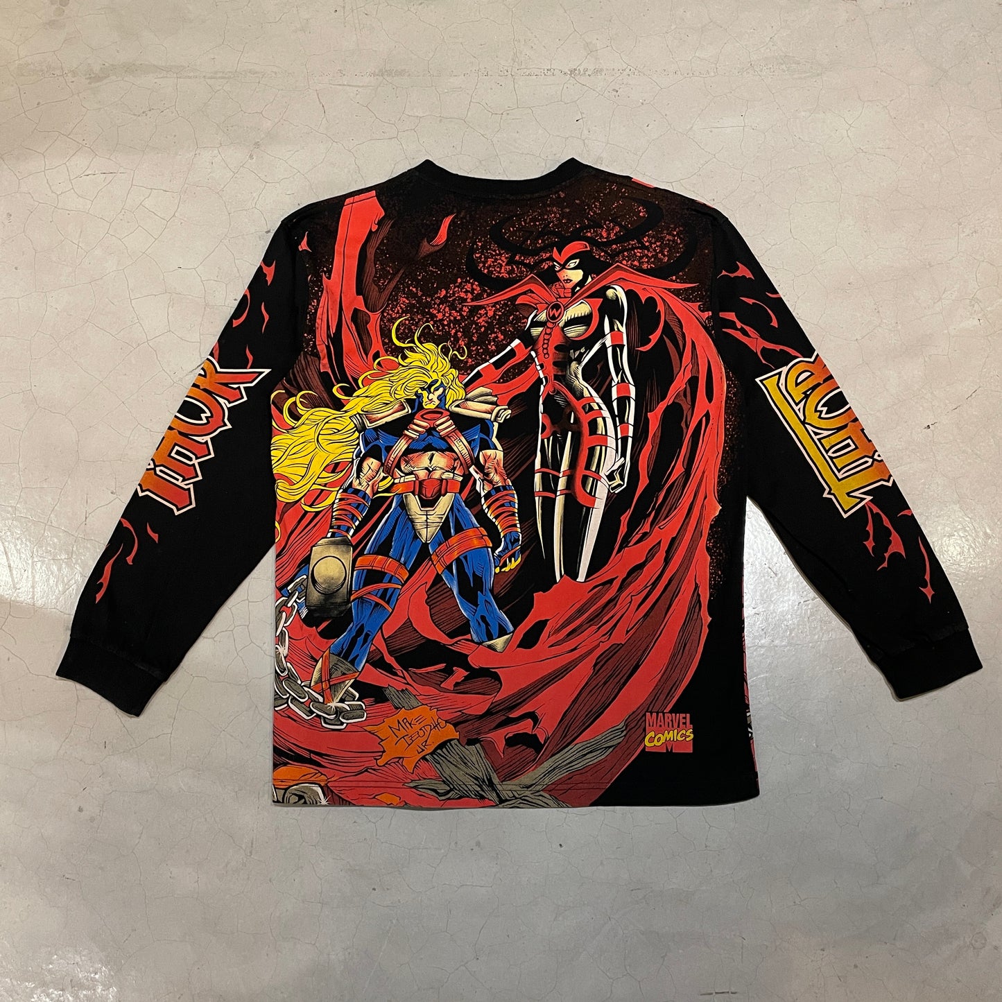 Marvel Thor and Wanda AOP Longsleeve