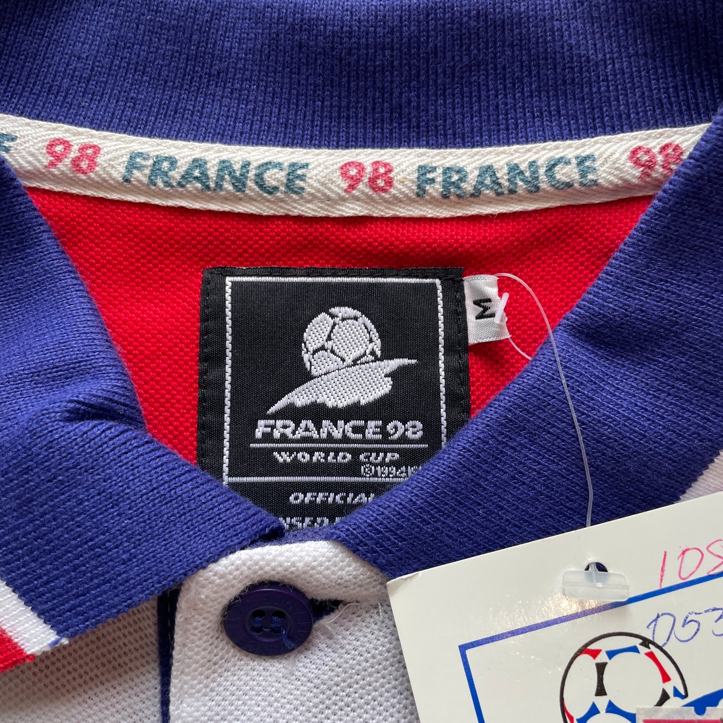 Vintage World Cup 98 Polo Shirt (DEADSTOCK - BRAND NEW WITH TAGS)
