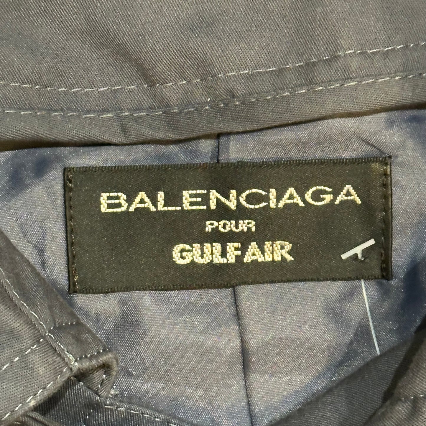 Vintage 1990 Gulf Air x Balenciaga Captains Trench Coat
