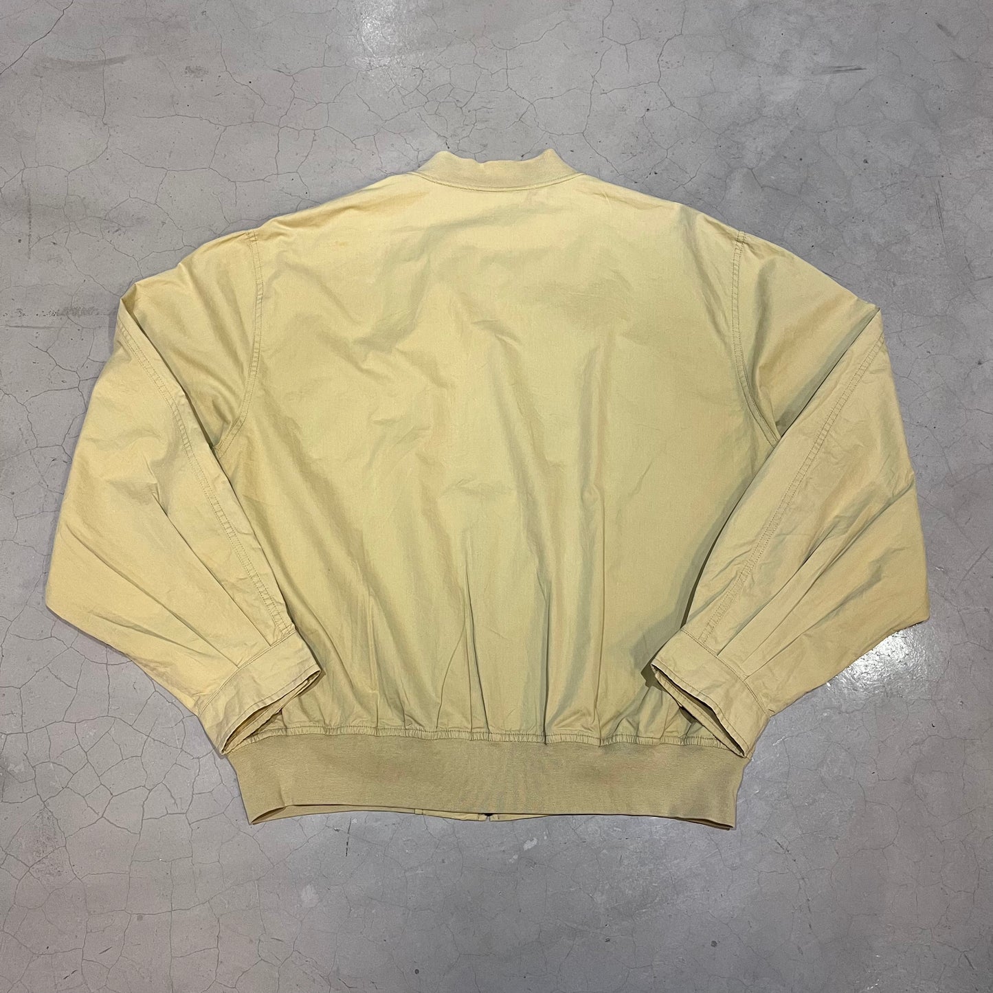 Vintage Burberry Beige Light Bomber Jacket