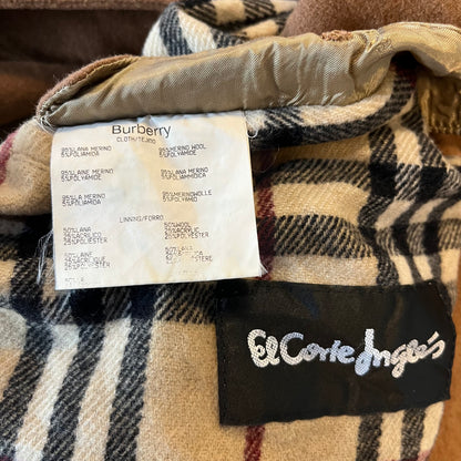 Vintage Burberry Beige Wool Coat