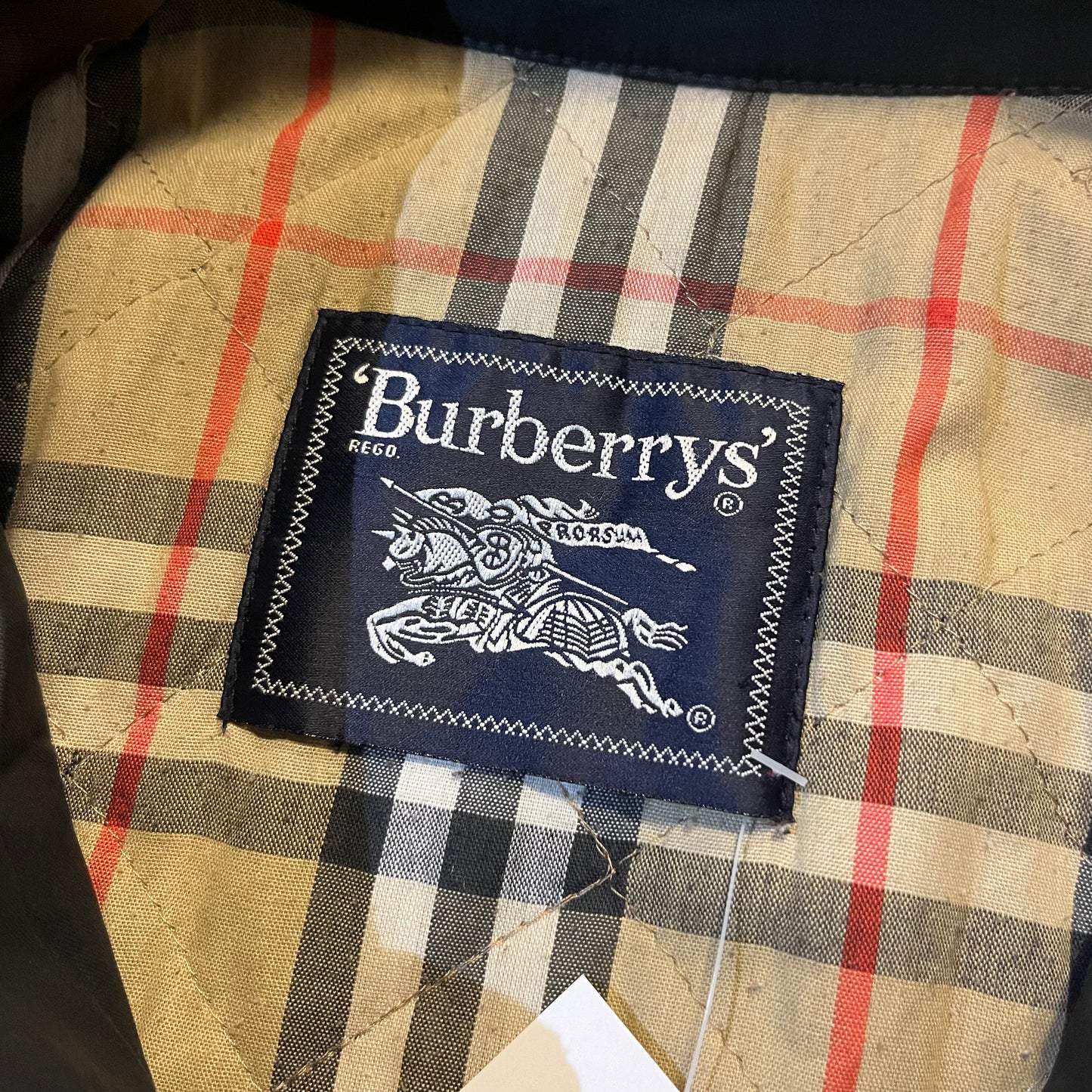 Vintage 90’s Burberry Black Oversized Jacket