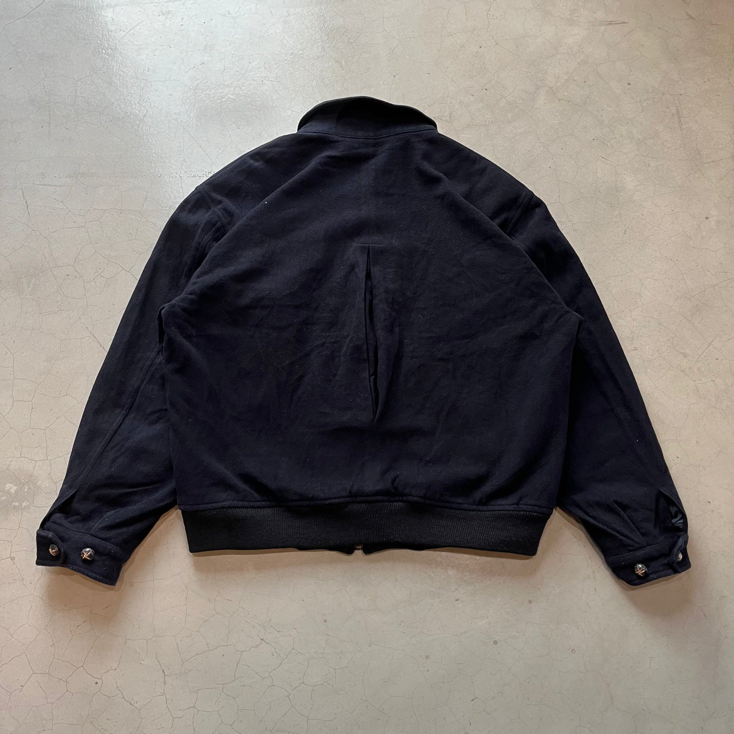Vintage Burberry Wool & Cashmere Bomber Jacket