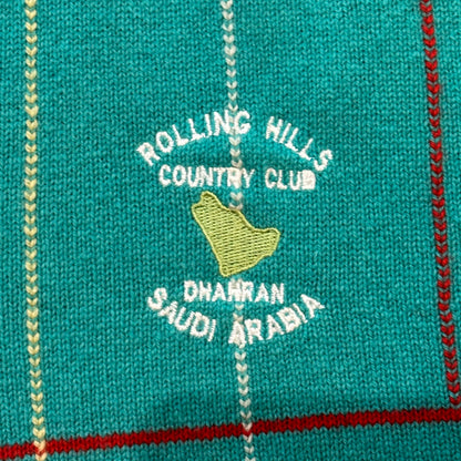 Vintage 80s Rolling Hills Country Club Dhahran Saudi Arabia Sweater