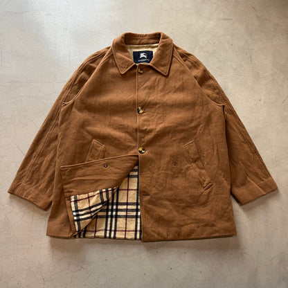 Vintage Burberry Beige Wool Coat