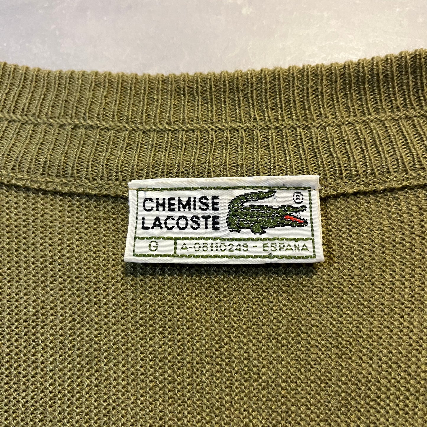 Vintage Lacoste Cardigan Sweater